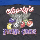 Red Kap Work Shirt Sportys Flying Circus Auto Mechanic Two Tone 2 Pocket Uniform