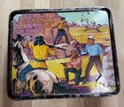 Vintage 1969 Bonanza Metal Lunch Box  no Thermos  No Latch Or Handle 