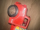 Marx 1950 s Lazy Day Farms Tin Pressed Steel Toy Dairy Truck Vintage Nice Red