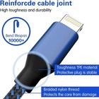 6pack Mfi Certified Iphone Charger Lightning Cable Fast Charging Usb Cord