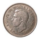1943 Canada 50 Cents Silver Half Dollar King George Vi Wwii World Coin