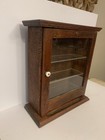 Antique Advance Allwin Coin Op British Cabinet Country Store Display Case