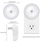 6 Pack Red Night Light Led Night Lights Plug Into Wall With Dusk To Dawn Sensor