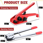 Heavy Duty Banding Strapping Kit With Tensioner Tool  1 2 x 3500ft Polypropylene
