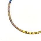 47 Vintage African Trade Beads Venetian Millefiori Glass Assorted Strand Artisan
