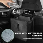 Car Trash Can  Oxford Cloth Foldable Garbage Bin Waterproof Auto Trash Normal
