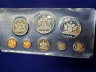 1973 Trinidad And Tobago Tenth Anniversary Mint Set 8-coin Set Fm Silver Proof