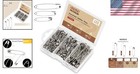Safety Pins - 150 Pcs Assorted Sizes Silver Pins Bulk - Small   Large Heavy Duty