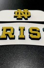 3d Bumpers - Notre Dame Flex Set For A Full Size Football Helmet