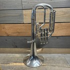 Besson Sovereign 950 Eb Tenor Horn Silver Plated W  Two Denis Wick Mouthpieces