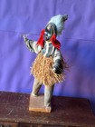 Vintage African Zaouli Dance Doll Black Mask Guro Baule Tribal Art 15 