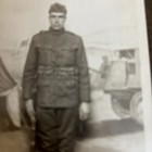 Wwi Rppc Real Photo Postcard Us Soldier Doughboy Tank Backdrop Azo Unposted Pics