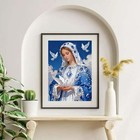 Virgin Mary Diamond Art Kit For Adults white Dove 5d Diamond Painting Kits Fo   