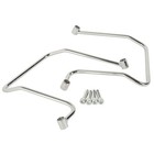 Chrome Saddlebag Support Brackets For Dyna Fxdf 2006-2018