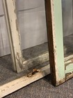 Lot Of 4 Antique Wooden Window Frames With Glass     Vintage