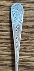 American Coin Silver 18th Century Brightcut Coin Coffee Spoon No Maker Monogram