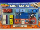 Rare Vintage 1960s Marx Mini Marx Suburban Set W  Mini Cars   Accessories Nice  