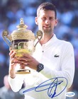 Novak Djokovic Autograph Signed Wimbledon Tennis Champion 8x10 Photo B Acoa
