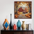 Fall Forest House Lake Diamond Painting Kits For Adults  5d Diamond Art Kits    