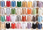 32 Madeira Colors Polyester Embroidery Machine Thread Kit 500m  550y  Similar To