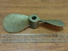 Vintage 9  Brass 2-blade Outboard Motor Boat Propeller Prop