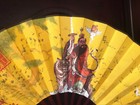 Tianshi Zhang Riding A Tiger Five Thunder Amulet Folding Fan Taoist Dharma Fan