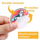 Zonon 100 Pcs Welding Stickers Decals  Hard Hat Tool Box Multicolor 