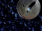 Lockheed 10 Years Service Pin 2g 10k Gold Enamel 2 Diamonds 5 8  1 83 Grams