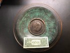 Old Vintage Unique Brass Plate 12 5 8  Wall Decor Judaica Made In Israel C1950s