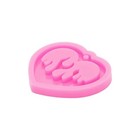 Flame Heart Silicone Resin Mold Valentine   s Day Heart Shape Keychain Fba1220