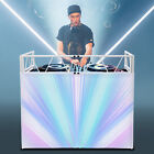 Dj Booth Portable Dj Facade Table Station Event Foldable Tabletop For Show Party