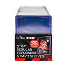Ultra Pro 100 Count  Regular 3x4 Toploaders   Soft Protector Bundle Sleeve Card