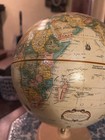 Replogle Raised Globe World Classic Series Made In Usa Wood Base 9 In Diameter
