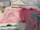 American Girl Doll Yog-ahh Outfit With Packed With Powder Duffle Bag Set