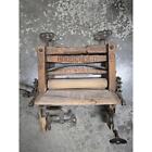 Antique Wood Horseshoe Brand Clothes Wringer 