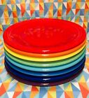 New Fiesta Rainbow 8 Dinner Plates Bright Mix Set 10 5  Fiestaware Free Shipping