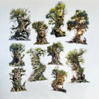 Enchanted Tree Flake Stickers Scrapbooking Junk Journaling Collage