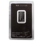 5 Gram Platinum Valcambi Bar W  Assay