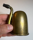 Rare Brass Antique Metal Hearing Aid Aids Device Horn Trumpet London Dome