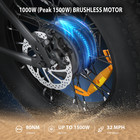 Hikeep Ebike 20  Fat Tire Mountain Electric Bicycle For Adults 1000w 48v 32 Mph