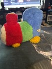 Vtg Eden Plush Train Plush Musical Wind Up Plays Music Works   Free Shipping