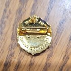 Vntg Lapel Pin Christianity Religious Sunday School Teacher Cross   Crown Enamel
