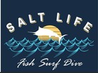 New Salt Life Fish Surf Dive Tee Navy Youth Fish M Live Salty Saltlife