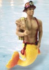 December Diamonds Back Draft Merman Ornament 2019 Collection 55-55108