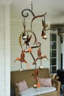 Scrollwork Hummingbird Wind Chime