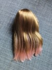 Summer Mckinny Wig A Pink Blonde Hair American Girl Doll Custom Replacement
