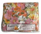 Cannon Monticello Muslin Full Flat Sheet Floral 81x104 Inches Vintage  Apr26