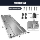 Bzbmgmo 6  X 16  X 0 8  Aluminum T-slot Plate Fixture Table
