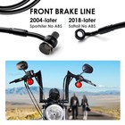 For Harley 44 5  Front Brake Line For Sportster Xl 2004-up Softail 2018-up N abs
