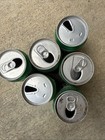 6 Mountain Dew Cans 1980s Empty Soda Pop Can Mtn Dew Vintage Pull Tab Can Lot